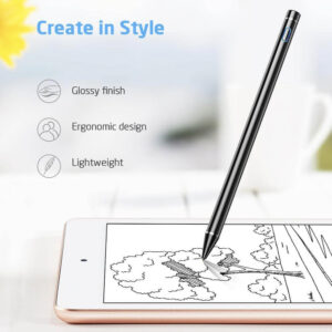 Stylus pen, Universal, Compatibil cu telefoane si tablete, ArtPen Create, Digital, Compact, Confortabil, Ideal pentru scris si desen, Cablu inclus, Negru - 6