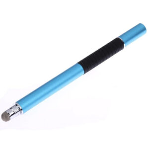 Stylus pen, Universal, Compatibil cu telefoane si tablete, TouchPen Classic, Compact, Confortabil, Ideal pentru scris si desen, Varf siliconic, Turcoaz - 2