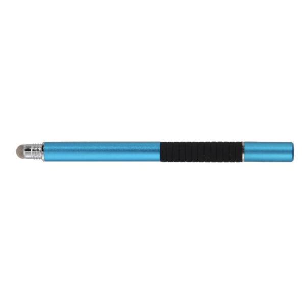 Stylus pen, Universal, Compatibil cu telefoane si tablete, TouchPen Classic, Compact, Confortabil, Ideal pentru scris si desen, Varf siliconic, Turcoaz - 3