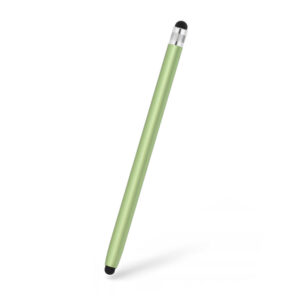 Stylus pen, Universal, Compatibil cu telefoane si tablete, TouchPen Swift, Compact, Confortabil, Ideal pentru scris si desen, Varf siliconic, Verde