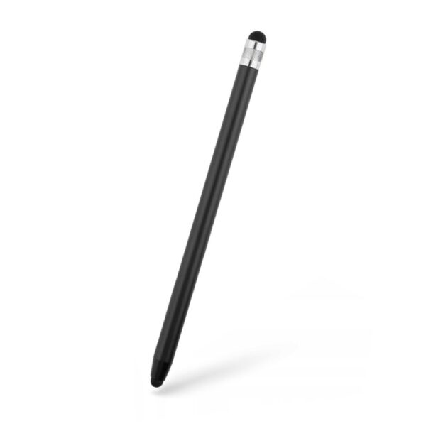 Stylus pen, Universal, Compatibil cu telefoane si tablete, TouchPen Swift, Compact, Confortabil, Ideal pentru scris si desen, Varf siliconic, Negru