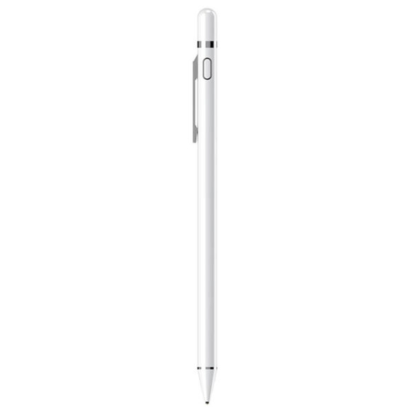 Stylus pen, Activ, Universal, Compatibil cu telefoane si tablete, ExpertPen Pro, Digital, Compact, Confortabil, Ideal pentru scris si desen, Cablu inclus, Alb