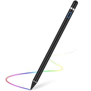 Stylus pen, Activ, Universal, Compatibil cu telefoane si tablete, SmartPen Prime, Compact, Confortabil, Ideal pentru scris si desen, Cablu inclus, Negru