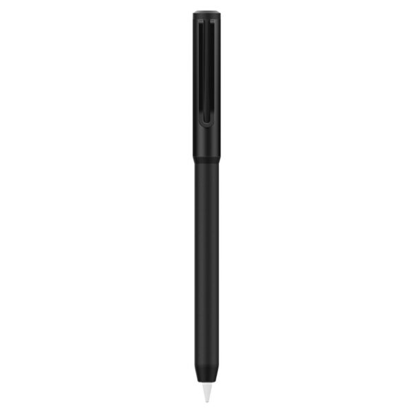 Husa de protectie, compatibila cu Apple Pencil (2nd Gen), Soft PenProtect, Silicon, Clema de prindere, Negru - 3