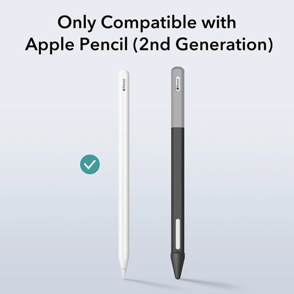 Husa de protectie, compatibila cu Apple Pencil (2nd Gen), PenProtect Case Plus, Negru - 6