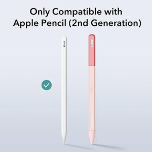 Husa de protectie, compatibila cu Apple Pencil (2nd Gen), PenProtect Case Plus, Roz - 2