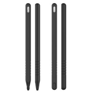 Husa Silicon pentru Apple Pencil 2, Protectie functionala, Aderenta sigura, Confortabila, Negru - 2