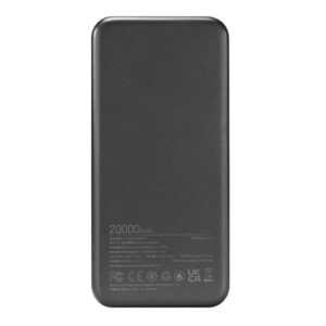 Baterie externa, Capacitate 20000 mAh, FONIX RePower Twist, Afisaj iluminat pentru nivelul bateriei, 2 x USB-A, 1 x USB-C, 1 x Micro-USB, Cablu USB la Type-C inclus, Negru - 4