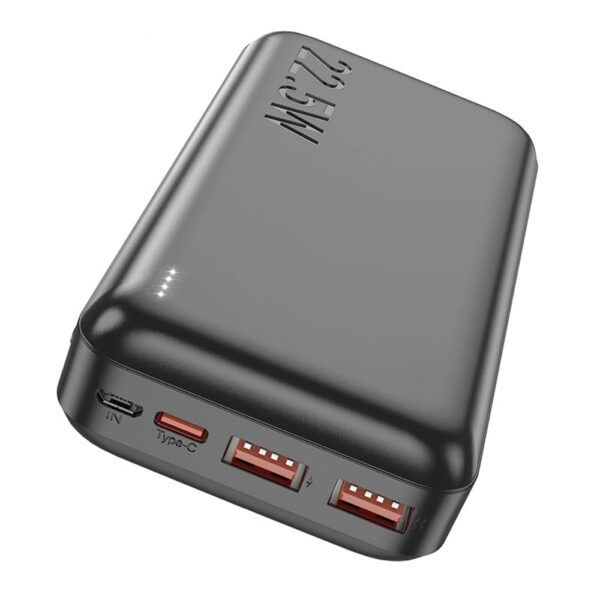 Baterie externa, Fast Charge 22.5W, Capacitate 20000 mAh, FONIX RePower Deluxe, 2 x USB-A, 1 x USB-C, 1 x Micro-USB, Compatibil cu QuickCharge, PD, FCP, SCP si AFC, Negru - 2