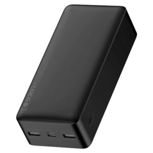 Baterie externa, Fast Charge, Capacitate 30000 mAh, FONIX RePower Grand, Display digital, Quick Charge 3.0, 15W, 2 x USB-A, 1 x USB-C, 1 x Micro-USB, Negru - 5