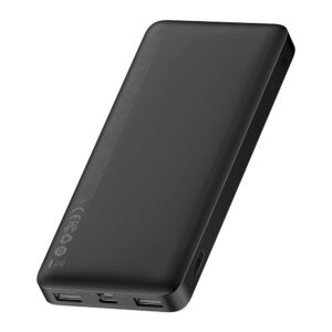 Baterie externa, Fast Charge, FONIX RePower Smart, Display digital, Capacitate 10000 mAh, Display digital, Quick Charge 3.0, 15W, 2 x USB-A, 1 x USB-C, 1 x Micro-USB, Negru - 3