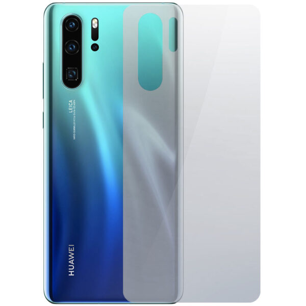 Folie Back Shield compatibila cu Huawei P30 Pro, Protectie spate, Hidrogel in 3 straturi, Anti-ingalbenire, Anti-UV, Regenerabila, Anti-soc, Instalare usoara