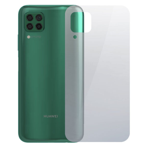 Folie Back Shield compatibila cu Huawei P40 Lite, Protectie spate, Hidrogel in 3 straturi, Anti-ingalbenire, Anti-UV, Regenerabila, Anti-soc, Instalare usoara