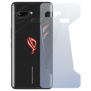 Folie InvisibleBack compatibila cu Asus ROG Phone (ZS600KL), Protectie carcasa spate, Polimer siliconic, Adeziv premium, Montare usoara, Fara lichid, Regenerabila, Full Glue