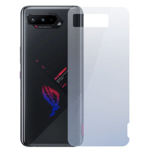 Folie InvisibleBack compatibila cu Asus ROG Phone 5s, Protectie carcasa spate, Polimer siliconic, Adeziv premium, Montare usoara, Fara lichid, Regenerabila, Full Glue