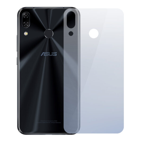 Folie InvisibleBack compatibila cu Asus Zenfone 5, Protectie carcasa spate, Polimer siliconic, Adeziv premium, Montare usoara, Fara lichid, Regenerabila, Full Glue