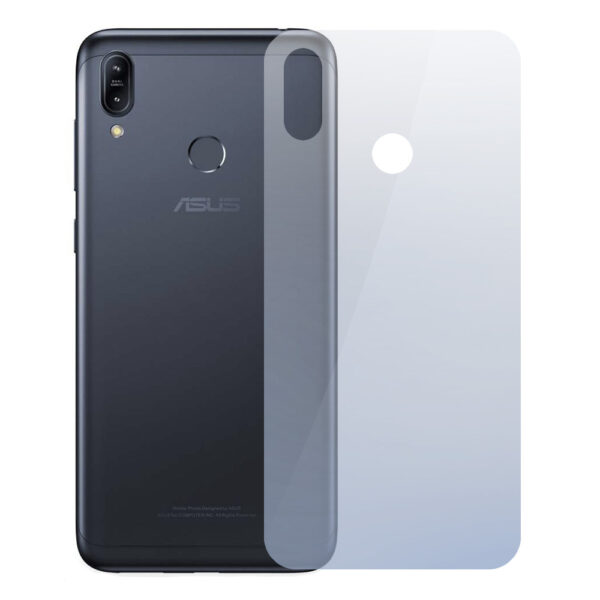 Folie InvisibleBack compatibila cu Asus Zenfone Max (M2), Protectie carcasa spate, Polimer siliconic, Adeziv premium, Montare usoara, Fara lichid, Regenerabila, Full Glue