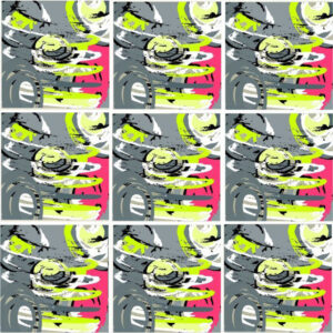 Set 100 Stickere decorative autoadezive pentru faianta sau perete, Model Color Storms, Dimensiuni 15 cm x 15 cm, Rezistente la uzura si apa, 2,25 m2 - 3