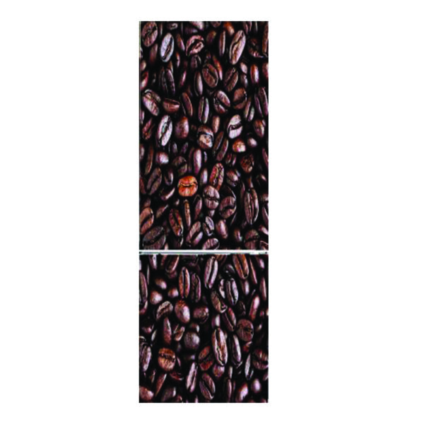 Autocolant pentru frigider, Model Coffee Beans, Dimensiuni 200 x 90 cm, Design Vibrant, Autoadeziv - 2