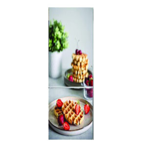 Autocolant pentru frigider, Model Breakfast Waffle, Dimensiuni 200 x 90 cm, Design Vibrant, Autoadeziv - 2