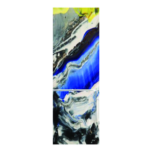 Autocolant pentru frigider, Model Color Marble, Dimensiuni 200 x 90 cm, Design Vibrant, Autoadeziv - 2