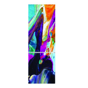 Autocolant pentru frigider, Model Art Vision, Dimensiuni 200 x 90 cm, Design Vibrant, Autoadeziv - 3