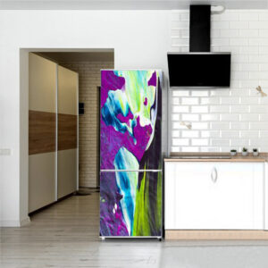 Autocolant pentru frigider, Model Aurore, Dimensiuni 200 x 90 cm, Design Vibrant, Autoadeziv