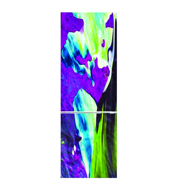 Autocolant pentru frigider, Model Aurore, Dimensiuni 200 x 90 cm, Design Vibrant, Autoadeziv - 2