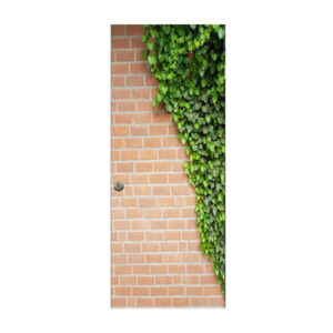 Autocolant pentru usa, Model Another Brick in the Wall, Dimensiuni 200 x 90 cm, Design Vibrant, Autoadeziv - 2