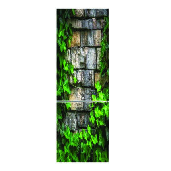 Autocolant pentru frigider, Model Green Vine Wall, Dimensiuni 200 x 90 cm, Design Vibrant, Autoadeziv - 2