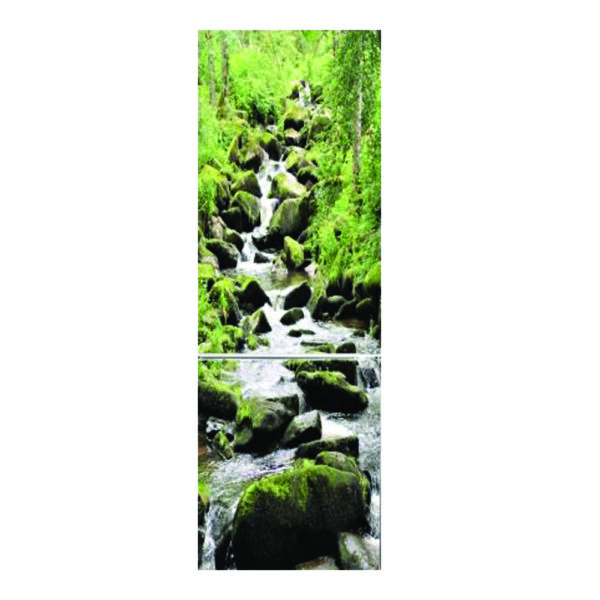 Autocolant pentru frigider, Model Wild River, Dimensiuni 200 x 90 cm, Design Vibrant, Autoadeziv - 2