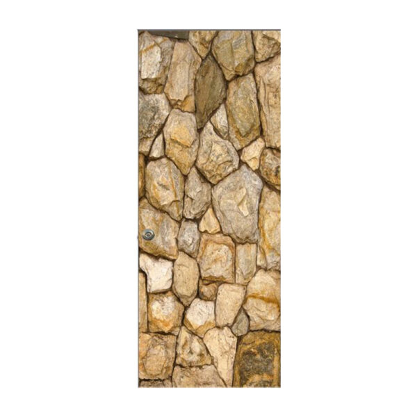 Autocolant pentru usa, Model Like a Stone, Dimensiuni 200 x 90 cm, Design Vibrant, Autoadeziv - 2