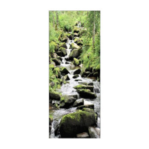 Autocolant pentru usa, Model Little River, Dimensiuni 200 x 90 cm, Design Vibrant, Autoadeziv - 2