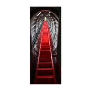 Autocolant pentru usa, Model Stairway to Heaven, Dimensiuni 200 x 90 cm, Design Vibrant, Autoadeziv - 3