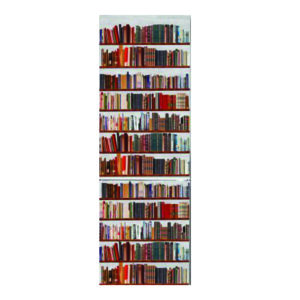 Autocolant pentru frigider, Model Library, Dimensiuni 200 x 90 cm, Design Vibrant, Autoadeziv - 2