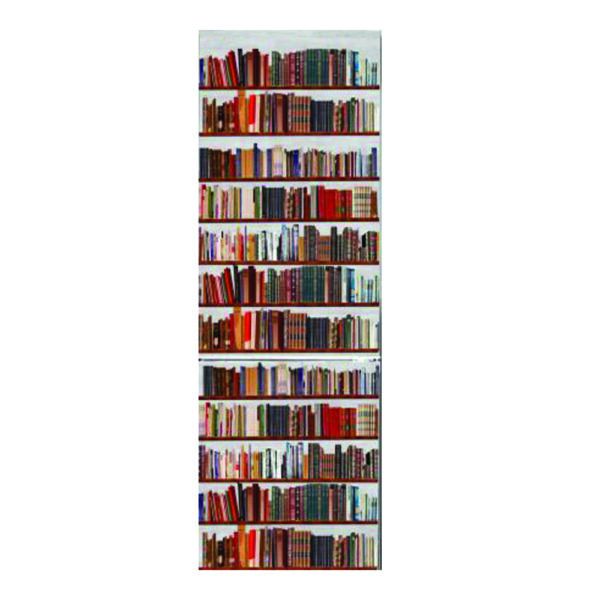 Autocolant pentru frigider, Model Library, Dimensiuni 200 x 90 cm, Design Vibrant, Autoadeziv - 2