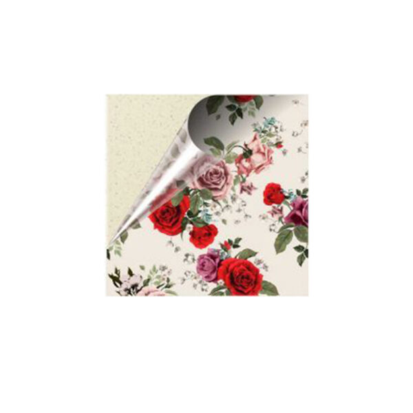 Set 100 Stickere decorative autoadezive pentru faianta sau perete, Model Floral Symphony, Dimensiuni 25 cm x 25 cm, Rezistente la uzura si apa, 6,25 m2 - 4