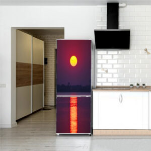 Autocolant pentru frigider, Model Reflection Of Perfection, Dimensiuni 200 x 90 cm, Design Vibrant, Autoadeziv