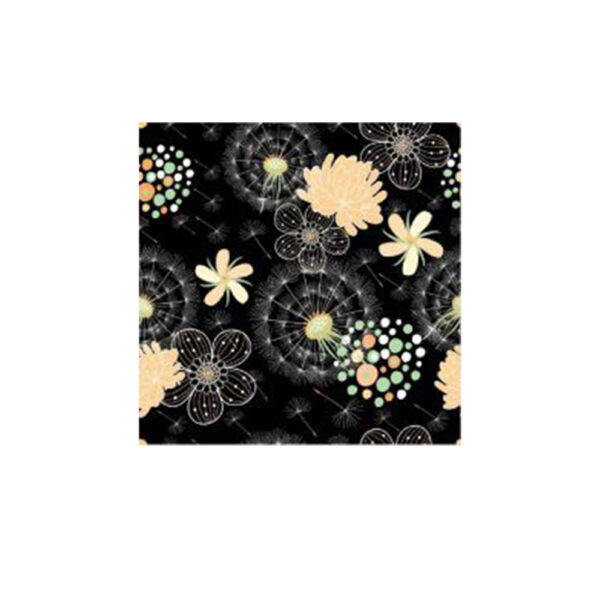 Set 100 Stickere decorative autoadezive pentru faianta sau perete, Model Dandelions, Dimensiuni 15 cm x 15 cm, Rezistente la uzura si apa, 2,25 m2 - 5