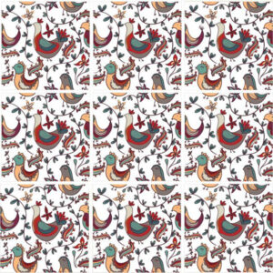 Set 100 Stickere decorative autoadezive pentru faianta sau perete, Model Roosters, Dimensiuni 25 cm x 25 cm, Rezistente la uzura si apa, 6,25 m2 - 3