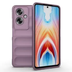 Husa Matte Waves pentru OnePlus Nord N30 SE, Camera Protect, Striatii laterale, Colturi intarite, Margini inaltate, Antialunecare, Antisoc, Silicon prietenos cu pielea, Mov