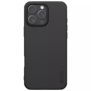 Husa pentru iPhone 16 Pro, Nillkin Super Frosted Shield Pro, Negru