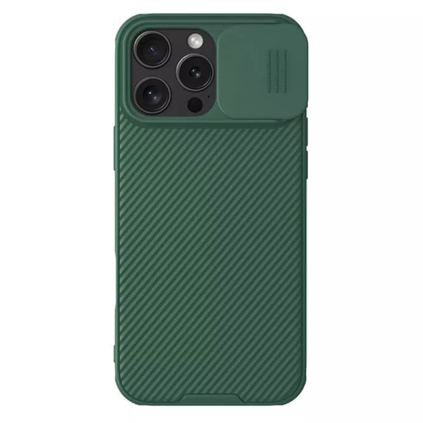 Husa pentru iPhone 16 Pro Max, Nillkin CamShield Pro Magnetic, Verde