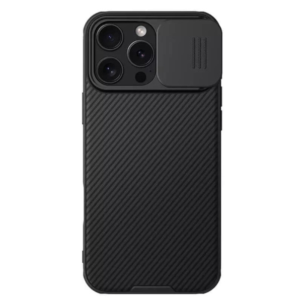 Husa pentru iPhone 16 Pro Max, Nillkin CamShield Pro Magnetic, Negru