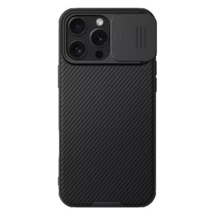 Husa pentru iPhone 16 Pro Max, Nillkin CamShield Pro, Negru