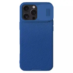 Husa pentru iPhone 16 Pro, Nillkin CamShield Pro, Albastru