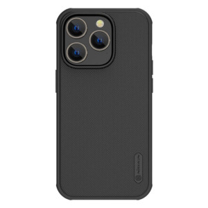 Husa pentru iPhone 16 Pro Max, Nillkin Super Frosted Shield Pro,Decupaj pentru logo, Negru